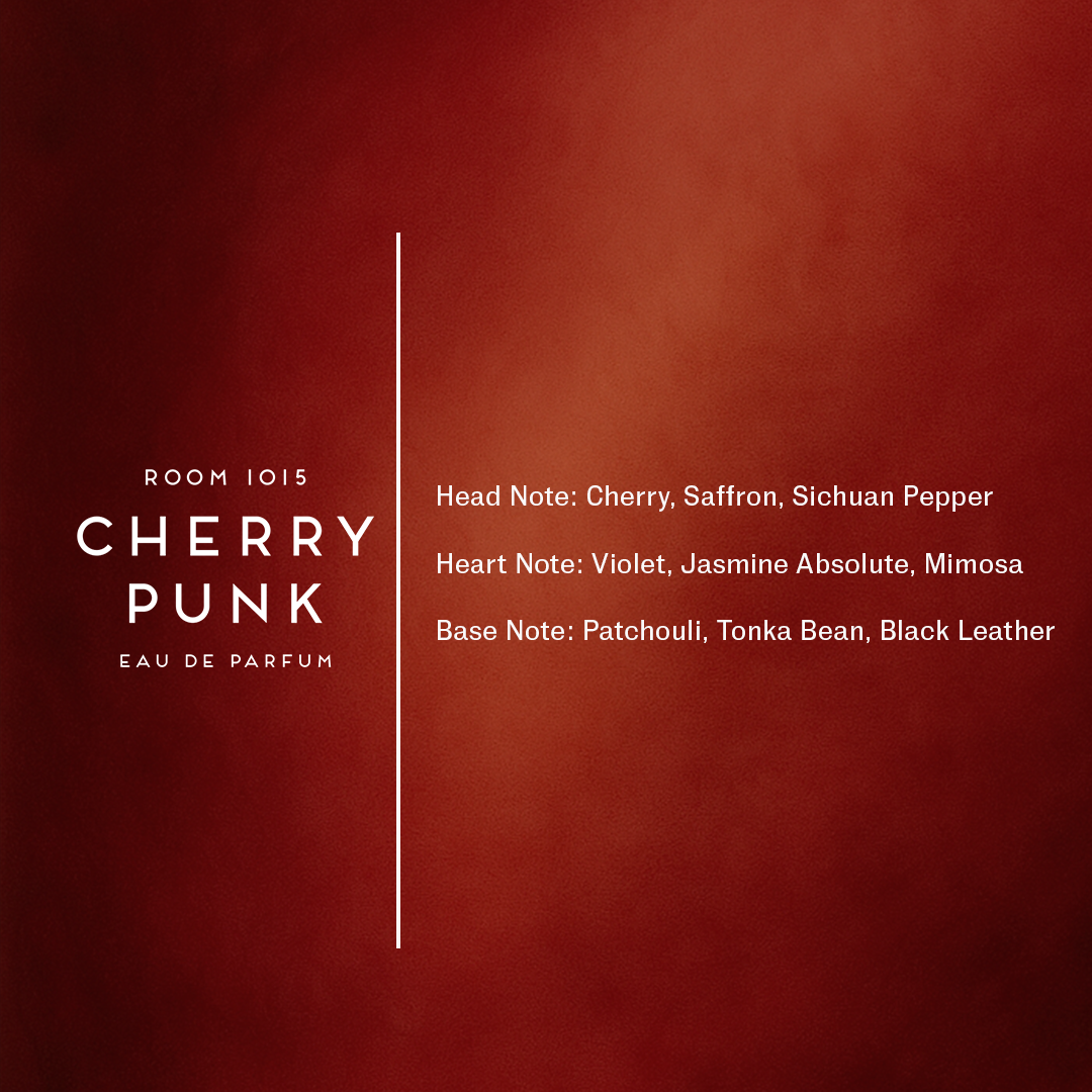 Room 1015 Cherry Punk EDP | Niche Perfumes Canada | Savour Faire